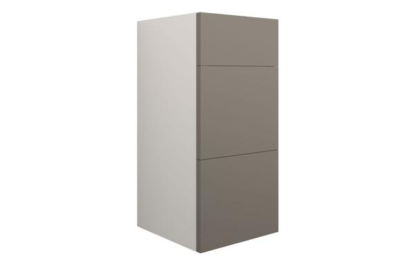 Eden 300mm Standard 3 Drawer Unit - Matt Stone (Grey Cab)